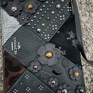 Coach Black Floral Patchwork Women's Bag